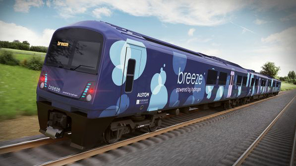 Alstom and Eversholt Rail Reveal New Hydrogen Train Design for the UK